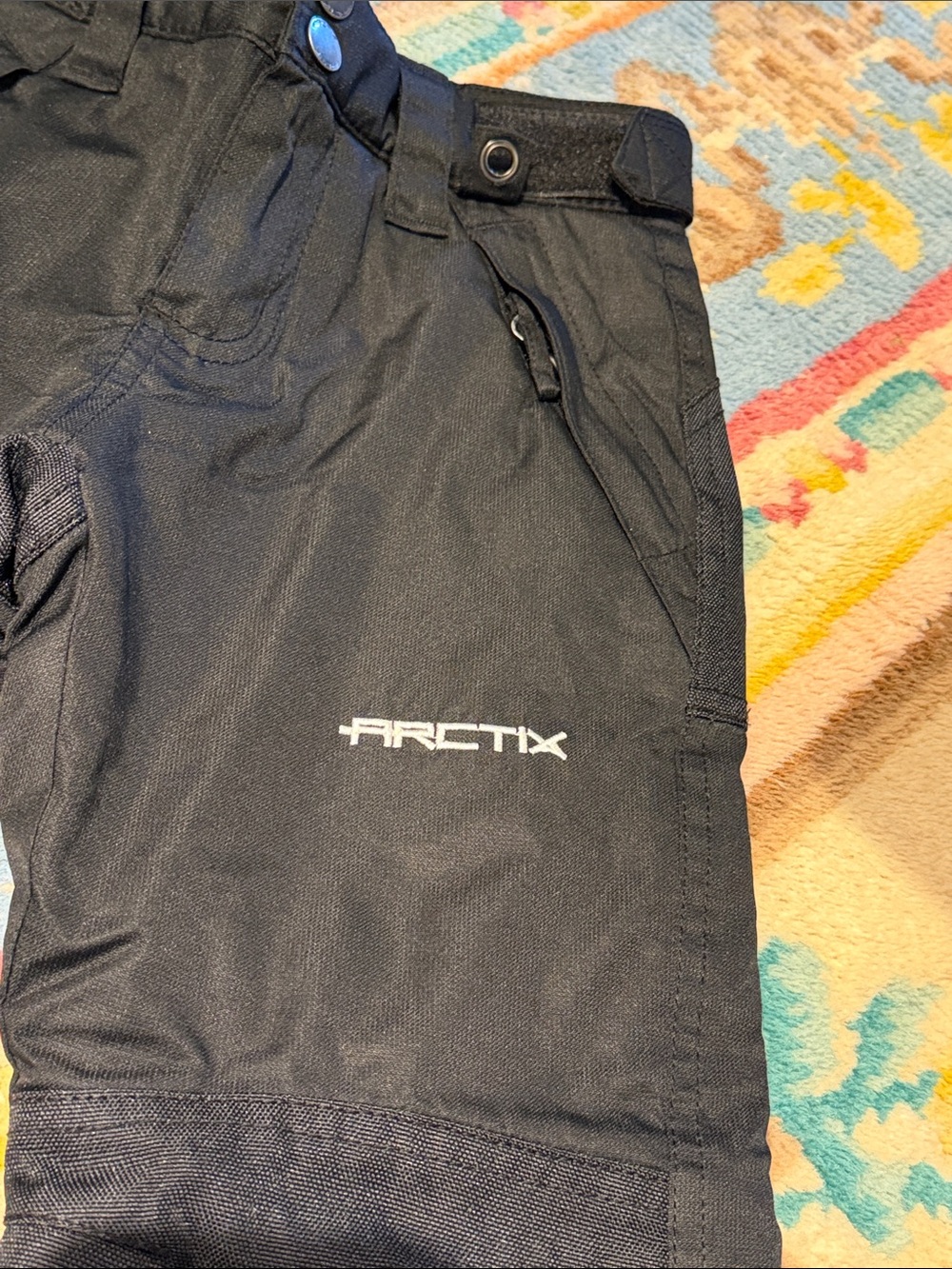 Arctix Black Insulated Snow Pants ~ 5T - Picture 3 of 11
